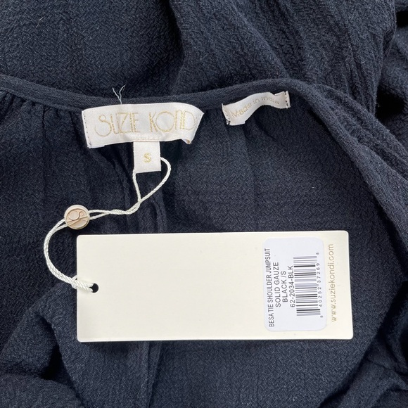 Suzi Kondi Besa Gauze Tie Shoulder Jumpsuit NWT‎ ✨ - Picture 9 of 11